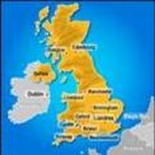 carte angleterre